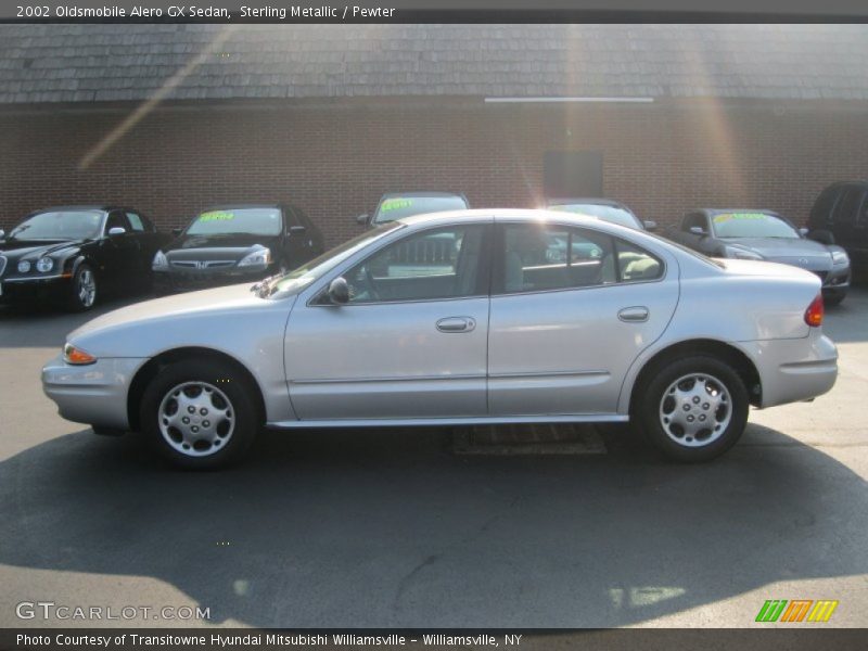 Sterling Metallic / Pewter 2002 Oldsmobile Alero GX Sedan