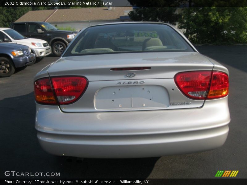 Sterling Metallic / Pewter 2002 Oldsmobile Alero GX Sedan