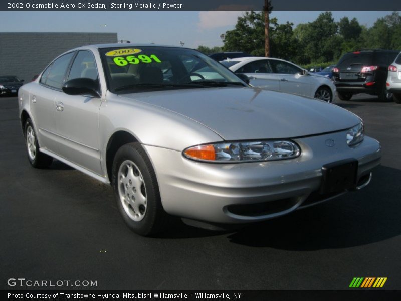 Sterling Metallic / Pewter 2002 Oldsmobile Alero GX Sedan