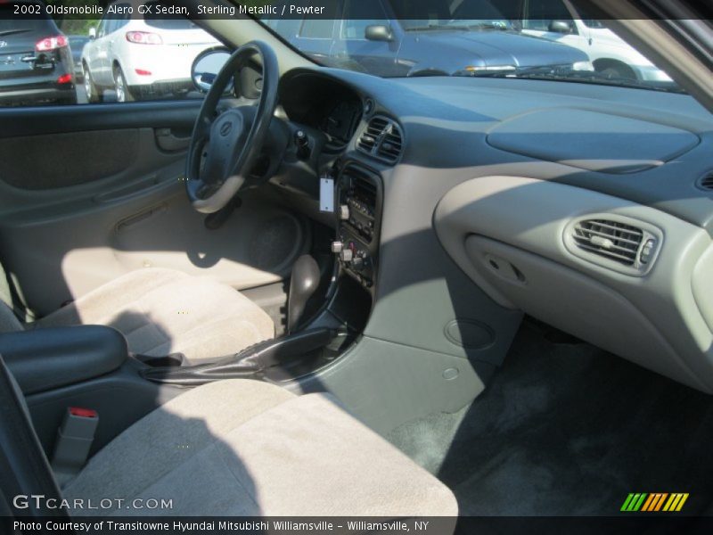 Sterling Metallic / Pewter 2002 Oldsmobile Alero GX Sedan