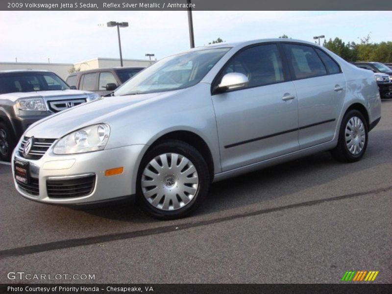 Reflex Silver Metallic / Anthracite 2009 Volkswagen Jetta S Sedan