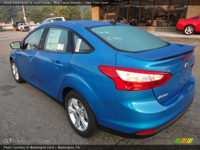 Blue Candy Metallic / Two-Tone Sport 2012 Ford Focus SE Sport Sedan