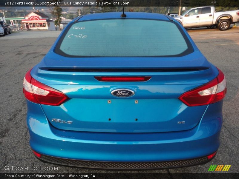 Blue Candy Metallic / Two-Tone Sport 2012 Ford Focus SE Sport Sedan