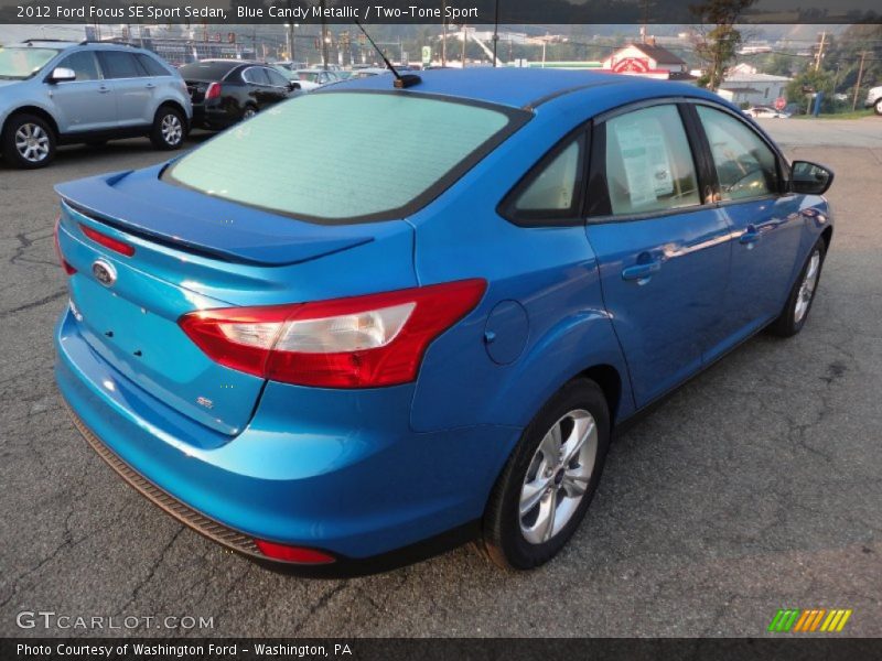 Blue Candy Metallic / Two-Tone Sport 2012 Ford Focus SE Sport Sedan