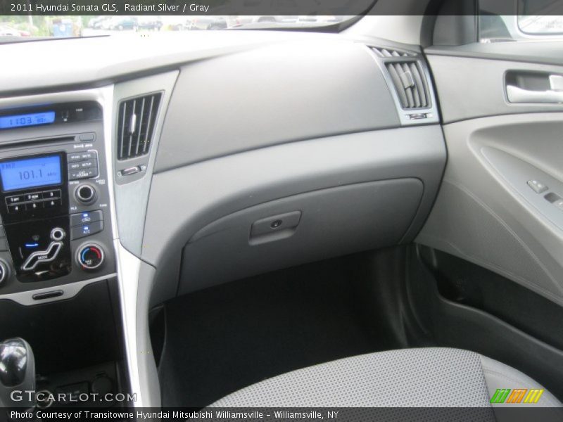 Radiant Silver / Gray 2011 Hyundai Sonata GLS