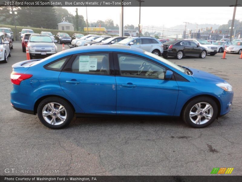 Blue Candy Metallic / Two-Tone Sport 2012 Ford Focus SE Sport Sedan