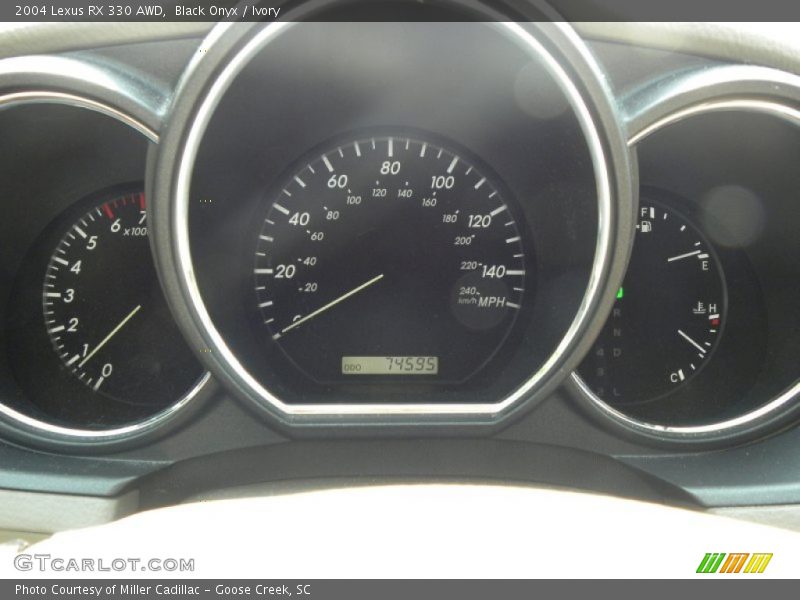 Black Onyx / Ivory 2004 Lexus RX 330 AWD