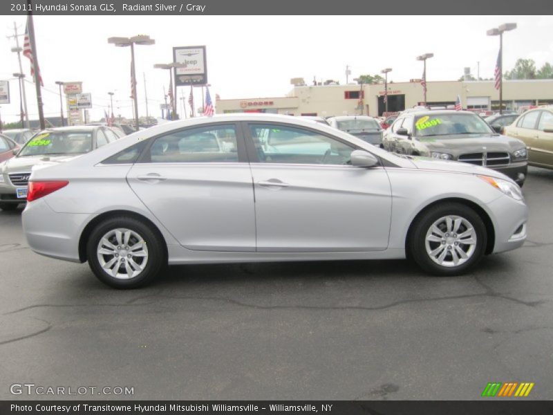 Radiant Silver / Gray 2011 Hyundai Sonata GLS