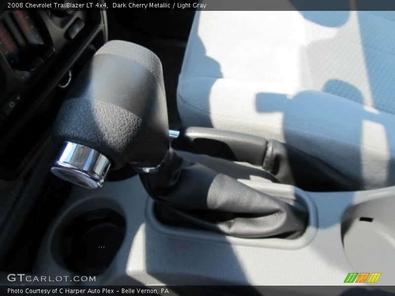Dark Cherry Metallic / Light Gray 2008 Chevrolet TrailBlazer LT 4x4