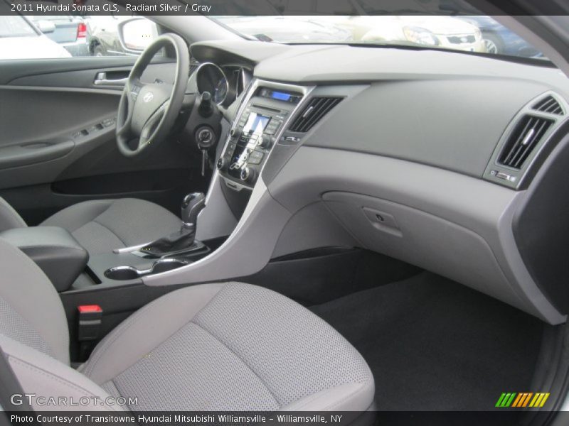 Radiant Silver / Gray 2011 Hyundai Sonata GLS