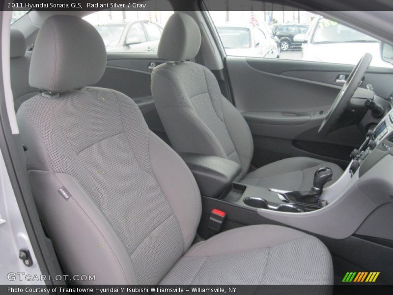 Radiant Silver / Gray 2011 Hyundai Sonata GLS
