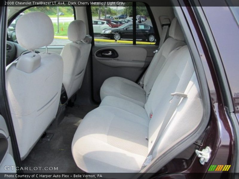 Dark Cherry Metallic / Light Gray 2008 Chevrolet TrailBlazer LT 4x4