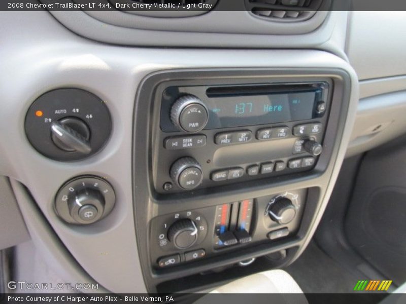 Dark Cherry Metallic / Light Gray 2008 Chevrolet TrailBlazer LT 4x4