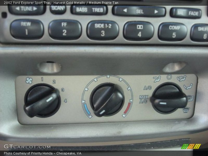Harvest Gold Metallic / Medium Prairie Tan 2002 Ford Explorer Sport Trac