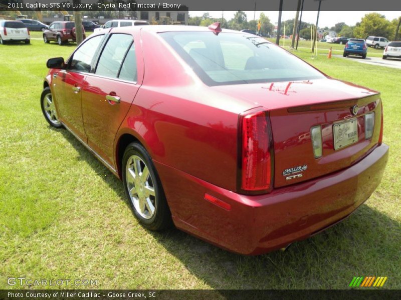 Crystal Red Tintcoat / Ebony 2011 Cadillac STS V6 Luxury
