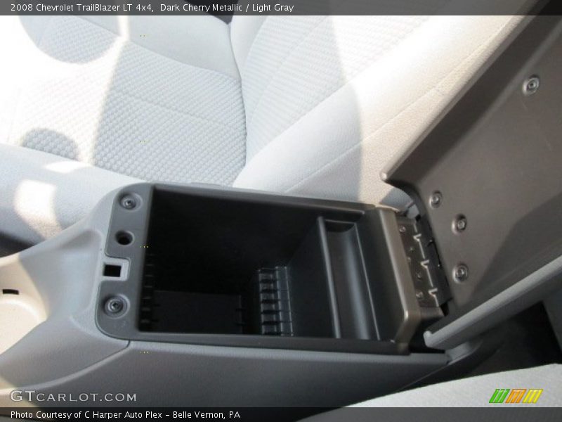 Dark Cherry Metallic / Light Gray 2008 Chevrolet TrailBlazer LT 4x4