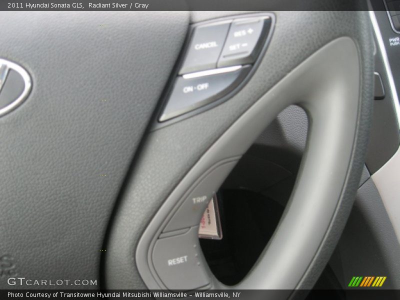 Radiant Silver / Gray 2011 Hyundai Sonata GLS