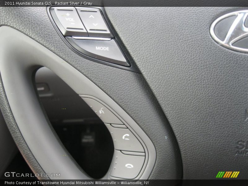 Radiant Silver / Gray 2011 Hyundai Sonata GLS
