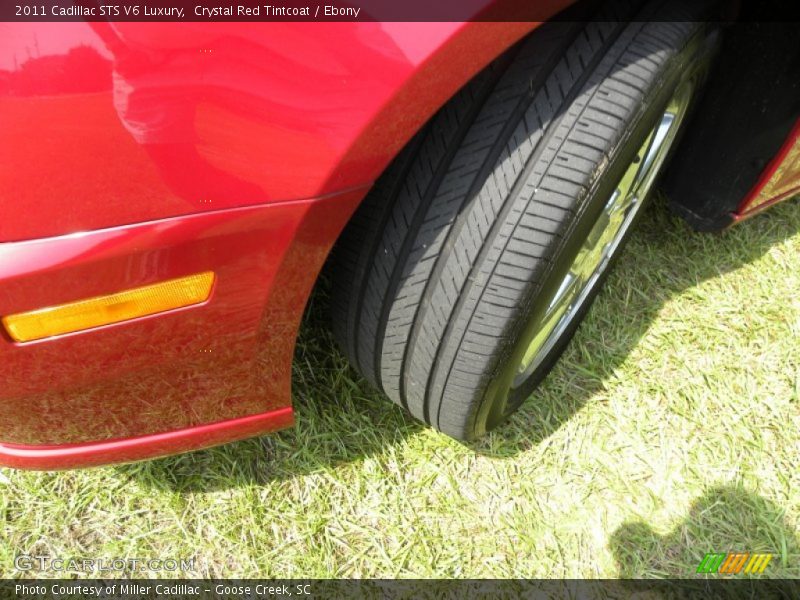 Crystal Red Tintcoat / Ebony 2011 Cadillac STS V6 Luxury