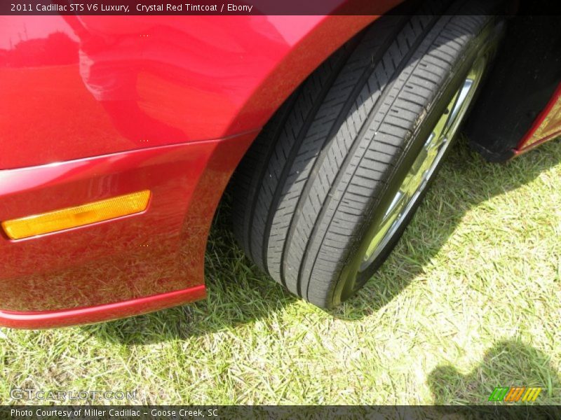 Crystal Red Tintcoat / Ebony 2011 Cadillac STS V6 Luxury