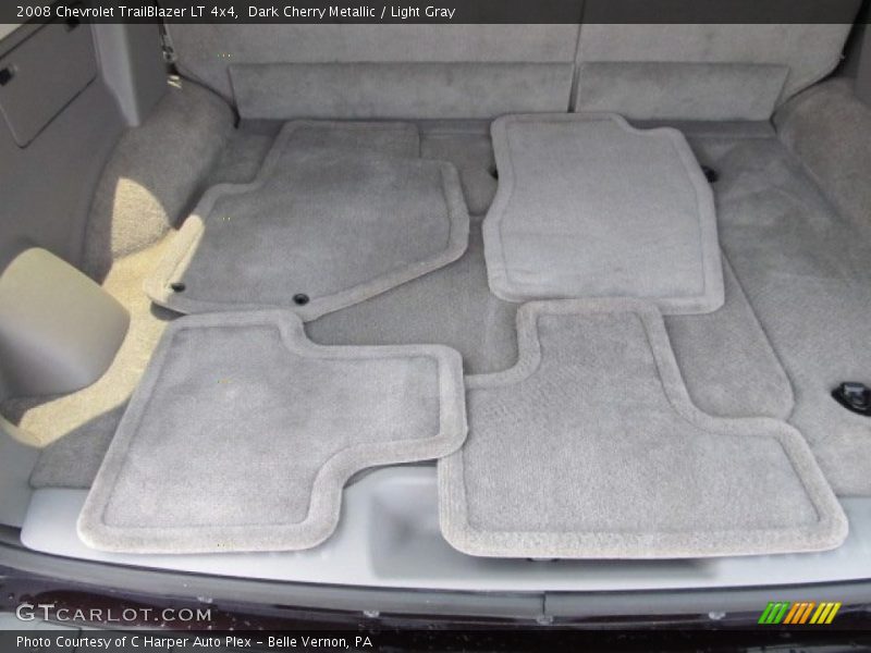 Dark Cherry Metallic / Light Gray 2008 Chevrolet TrailBlazer LT 4x4