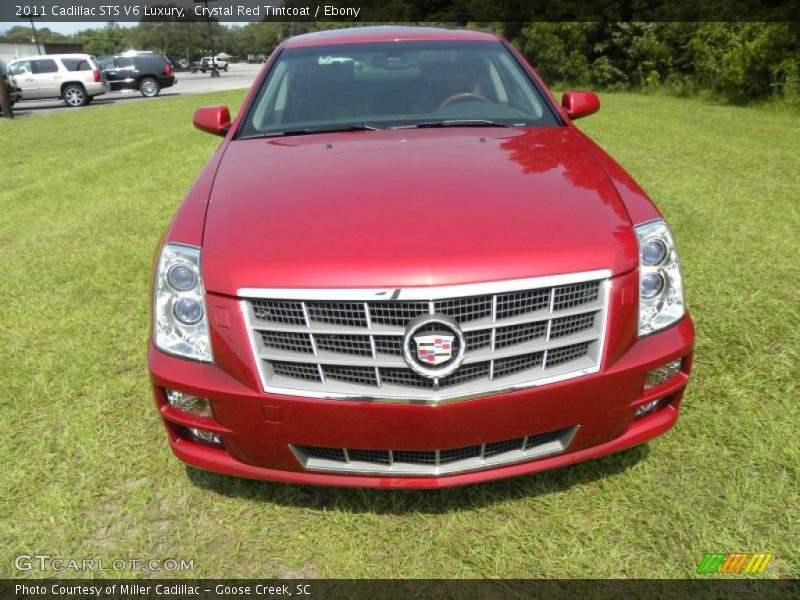 Crystal Red Tintcoat / Ebony 2011 Cadillac STS V6 Luxury