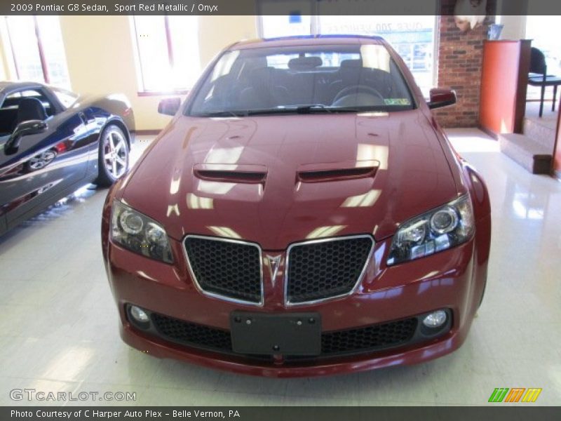 Sport Red Metallic / Onyx 2009 Pontiac G8 Sedan
