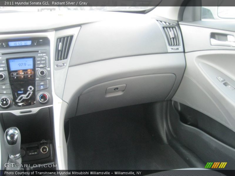 Radiant Silver / Gray 2011 Hyundai Sonata GLS