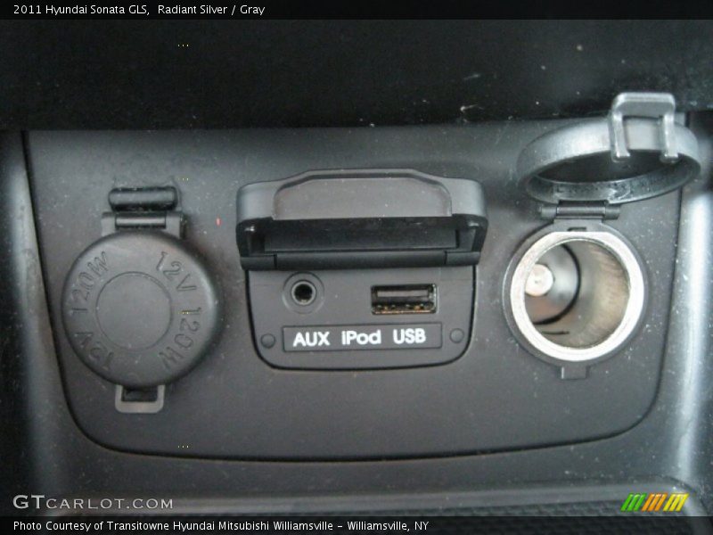 Radiant Silver / Gray 2011 Hyundai Sonata GLS
