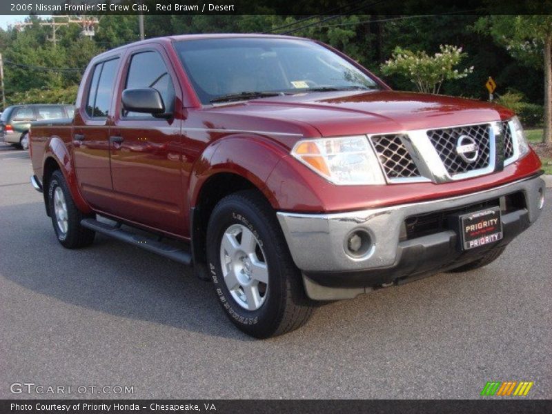 Red Brawn / Desert 2006 Nissan Frontier SE Crew Cab