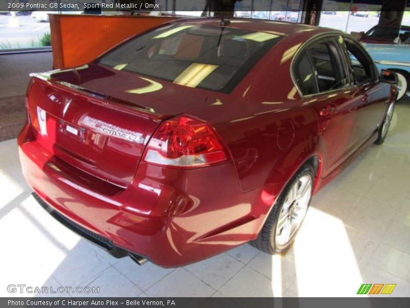 Sport Red Metallic / Onyx 2009 Pontiac G8 Sedan
