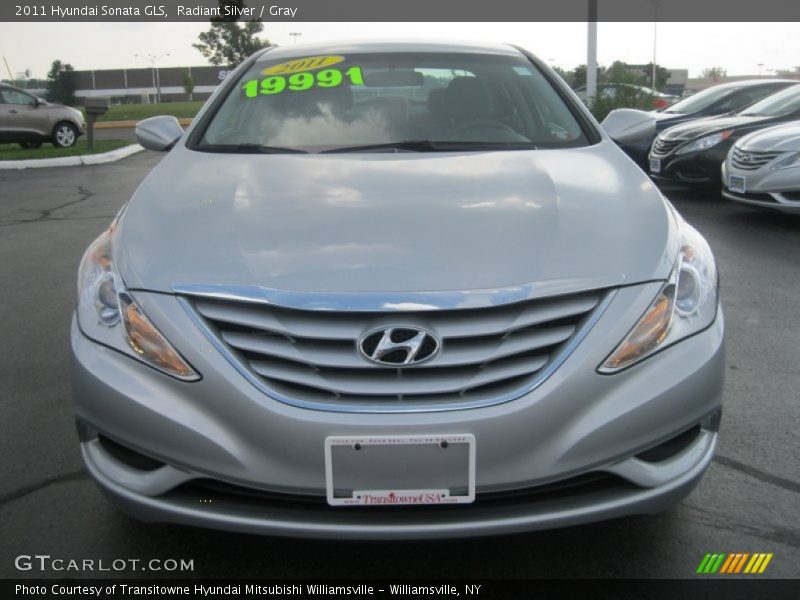 Radiant Silver / Gray 2011 Hyundai Sonata GLS