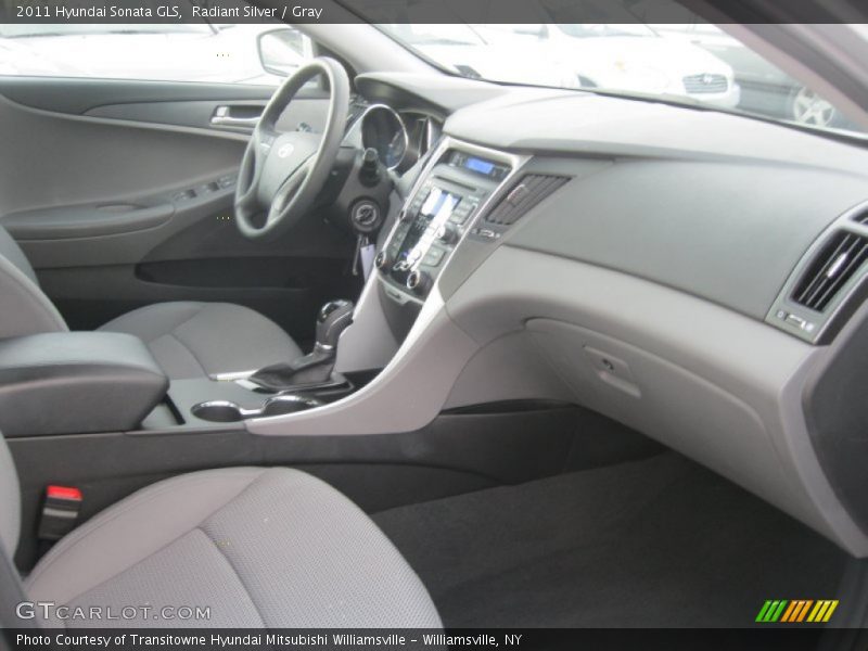 Radiant Silver / Gray 2011 Hyundai Sonata GLS