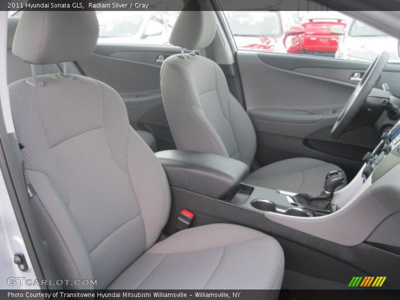 Radiant Silver / Gray 2011 Hyundai Sonata GLS