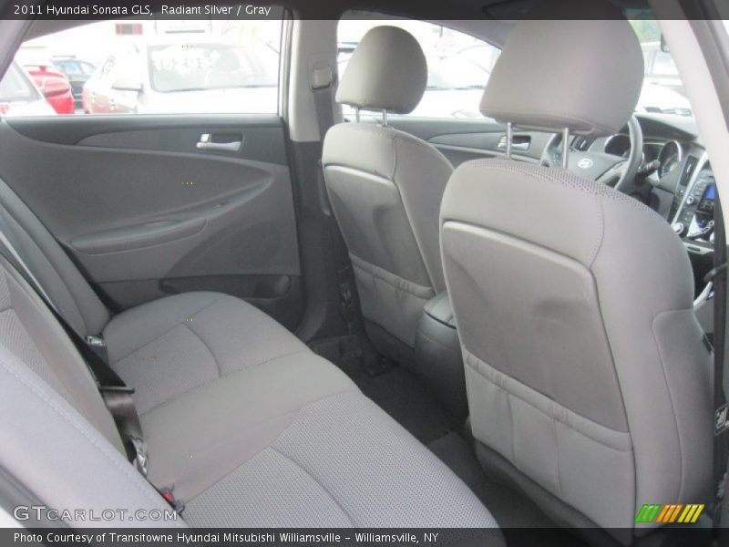 Radiant Silver / Gray 2011 Hyundai Sonata GLS