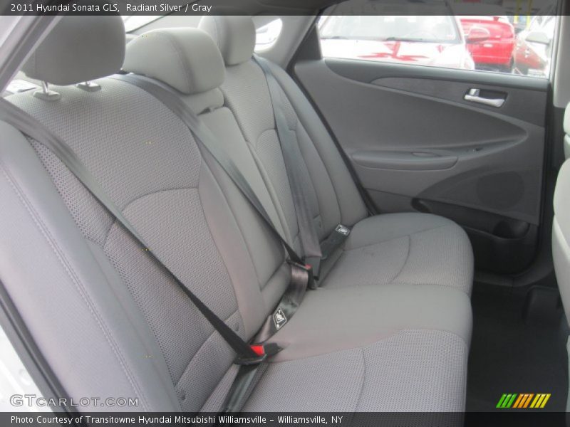 Radiant Silver / Gray 2011 Hyundai Sonata GLS