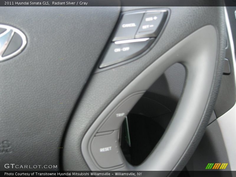 Radiant Silver / Gray 2011 Hyundai Sonata GLS