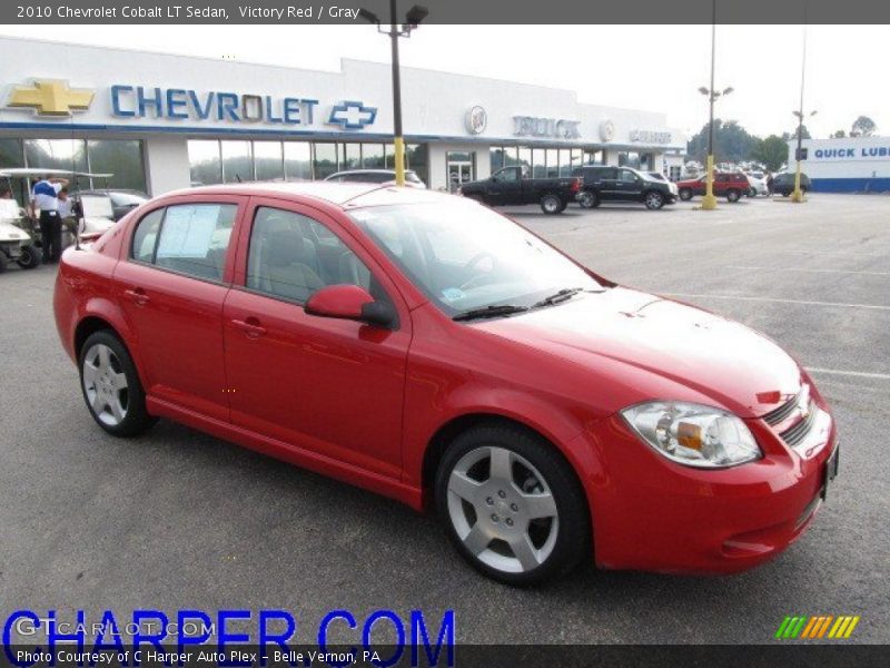 Victory Red / Gray 2010 Chevrolet Cobalt LT Sedan