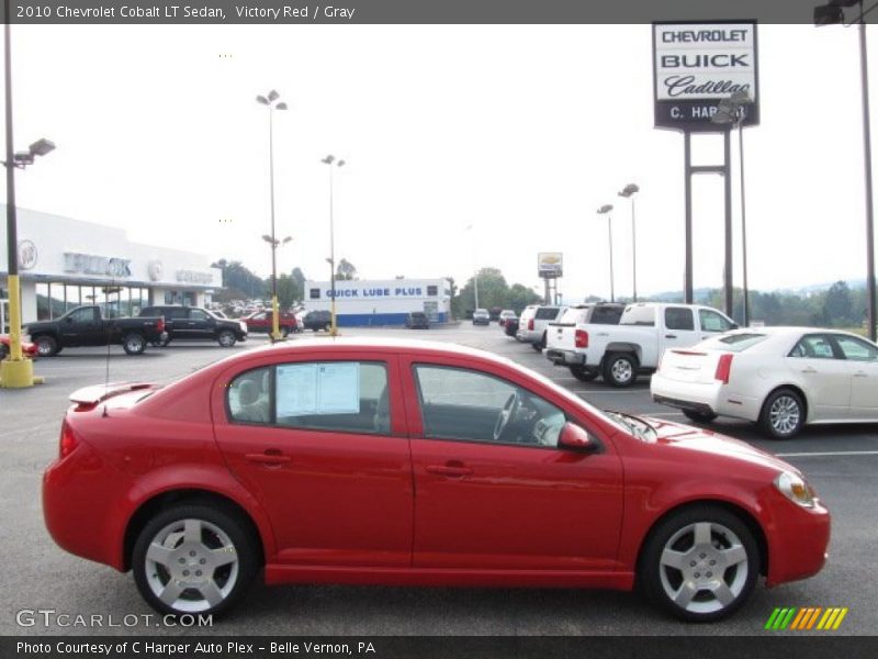 Victory Red / Gray 2010 Chevrolet Cobalt LT Sedan