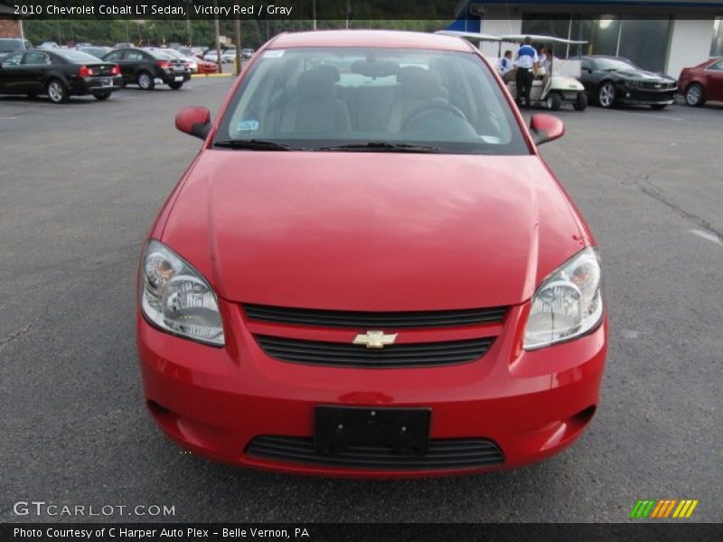 Victory Red / Gray 2010 Chevrolet Cobalt LT Sedan