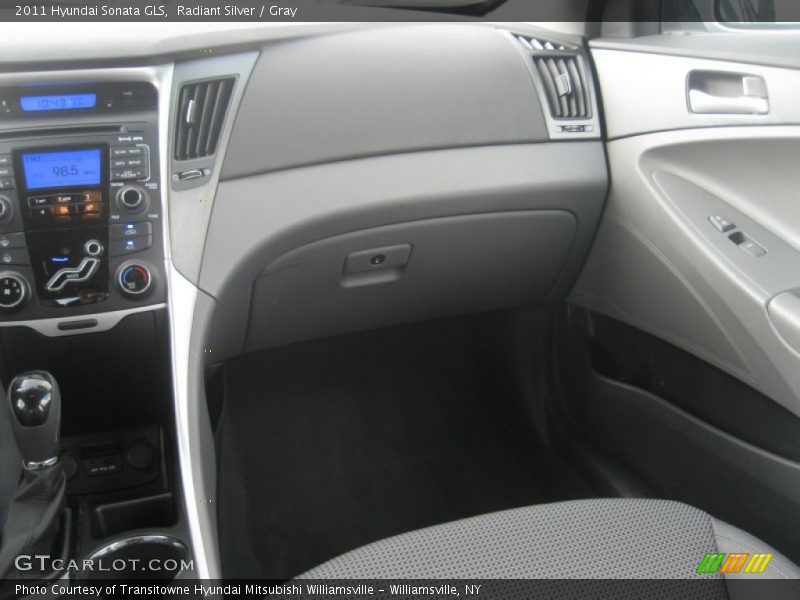 Radiant Silver / Gray 2011 Hyundai Sonata GLS