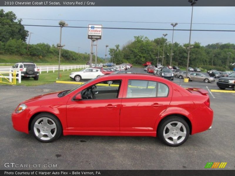 Victory Red / Gray 2010 Chevrolet Cobalt LT Sedan