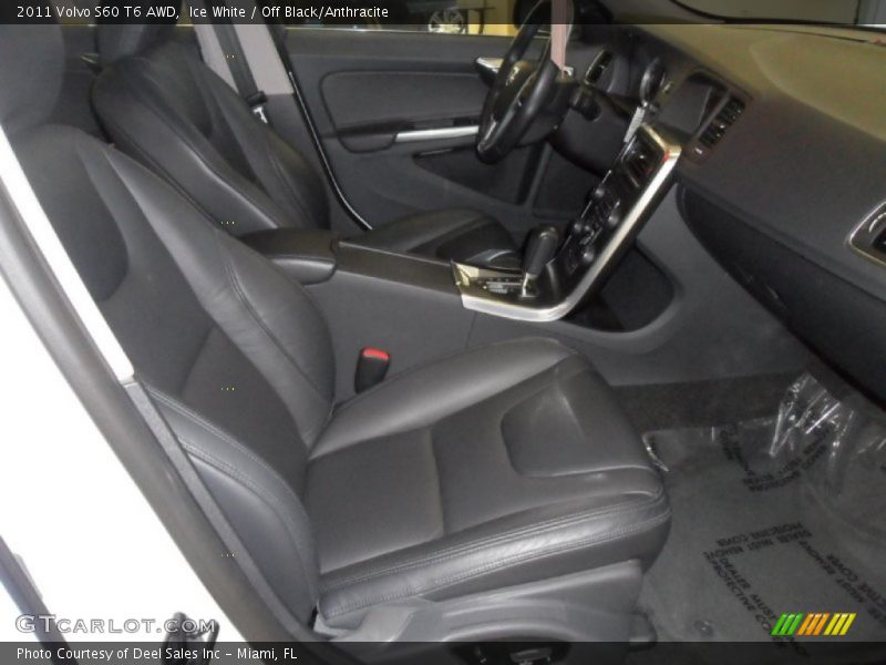 Ice White / Off Black/Anthracite 2011 Volvo S60 T6 AWD