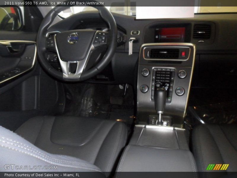 Ice White / Off Black/Anthracite 2011 Volvo S60 T6 AWD