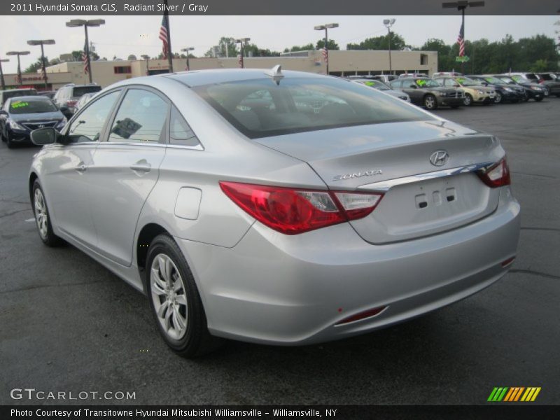 Radiant Silver / Gray 2011 Hyundai Sonata GLS