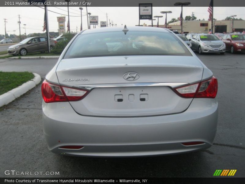 Radiant Silver / Gray 2011 Hyundai Sonata GLS