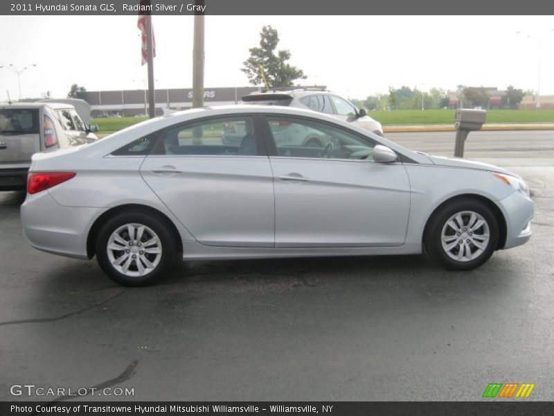 Radiant Silver / Gray 2011 Hyundai Sonata GLS