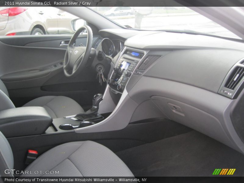 Radiant Silver / Gray 2011 Hyundai Sonata GLS