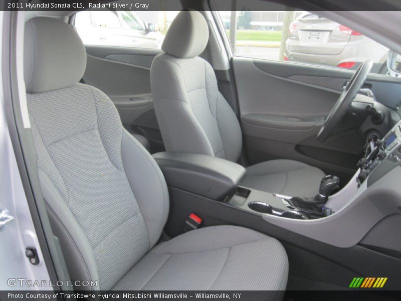 Radiant Silver / Gray 2011 Hyundai Sonata GLS