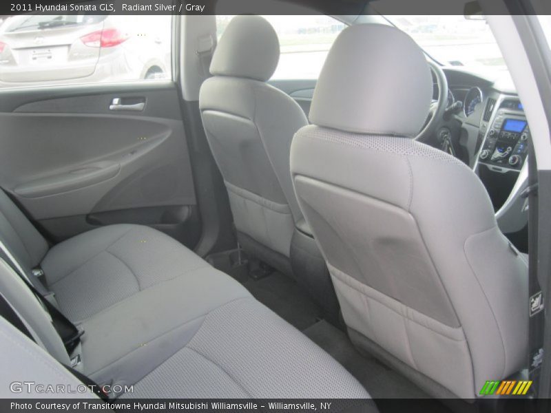 Radiant Silver / Gray 2011 Hyundai Sonata GLS